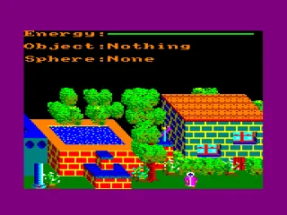 Qabbalah — Amstrad CPC — скриншот