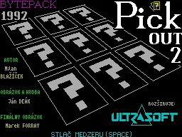 Pick Out 2 — ZX Spectrum — скриншот