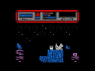 Starquake — Amstrad CPC — скриншот