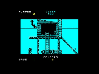 Peter Pack Rat — Amstrad CPC — скриншот