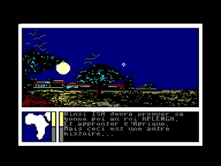 Passagers du Vent — Amstrad CPC — скриншот