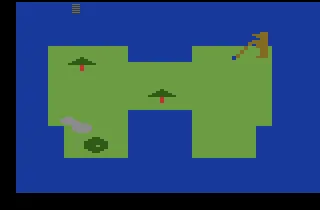 Golf (USA) — Atari 2600 — скриншот
