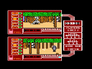 Spy vs Spy II - The Island Caper — Amstrad CPC — скриншот