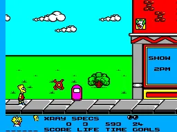Simpsons, The - Bart vs. The Space Mutants (Europe, Brazil) (En) — Sega Master System — скриншот