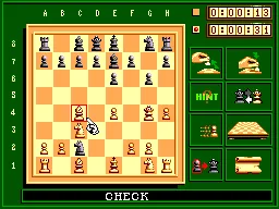 Sega Chess (Europe, Brazil) (En) — Sega Master System — скриншот