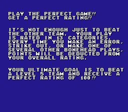 Bases Loaded 3 (USA) — Денди/Nintendo — скриншот