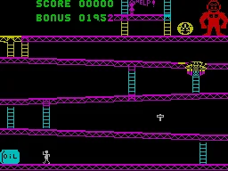 Kong — ZX Spectrum — скриншот