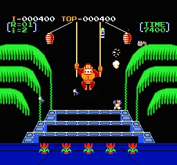 Donkey Kong 3 (World) — Денди/Nintendo — скриншот