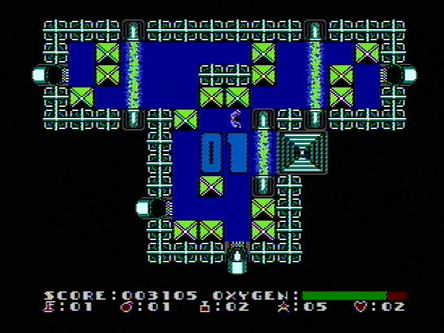 Dash Galaxy in the Alien Asylum (USA) — Денди/Nintendo — скриншот