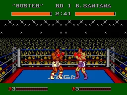 James 'Buster' Douglas Knockout Boxing (USA) — Sega Master System — скриншот