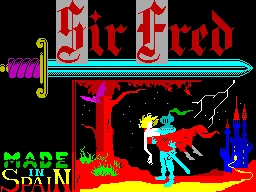Sir Fred — ZX Spectrum — скриншот