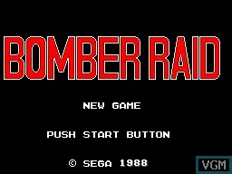 Bomber Raid (World) — Sega Master System — скриншот