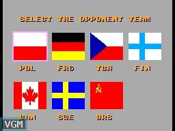 Great Ice Hockey (Japan, USA) (En) — Sega Master System — скриншот