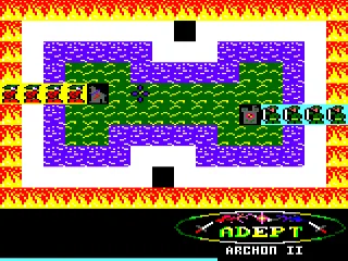 Archon II - Adept — Amstrad CPC — скриншот