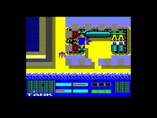 Panzadrome — Amstrad CPC — скриншот
