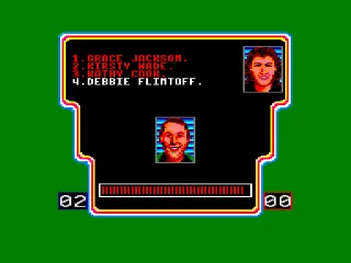 Question of Sport, A — Amstrad CPC — скриншот