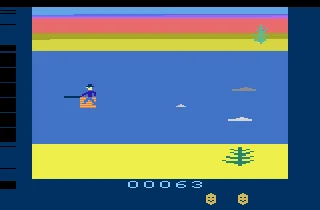 Raft Rider (USA) — Atari 2600 — скриншот