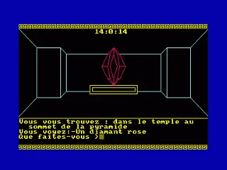 Temple du Soleil, Le — Amstrad CPC — скриншот