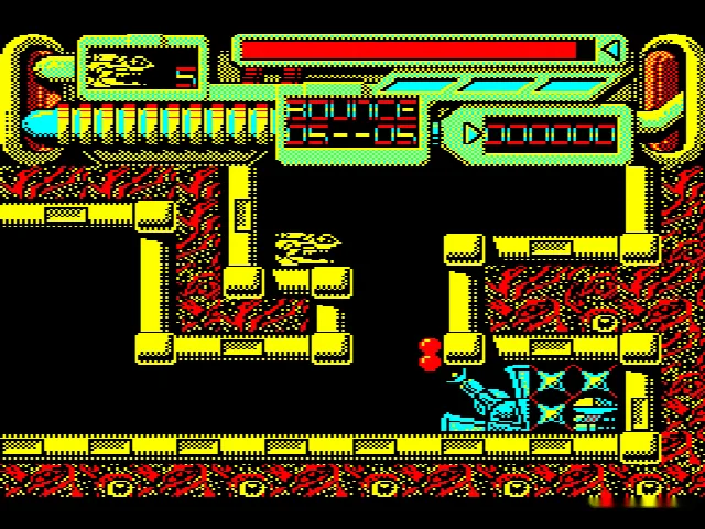 CYBERNOID (THE FIGHTING MACHINE) — БК-0010 — скриншот