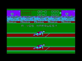 Athlete — Amstrad CPC — скриншот