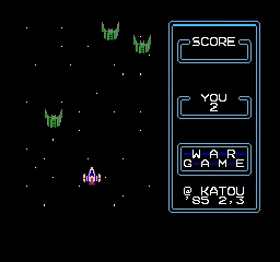 War Game (Japan) (En) (Family BASIC) (Unl) — Денди/Nintendo — скриншот