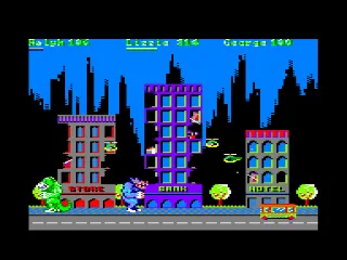 Rampage — Amstrad CPC — скриншот