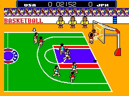 Great Basketball (World) — Sega Master System — скриншот