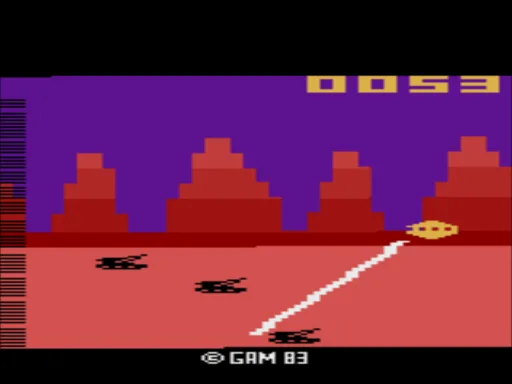 Gamma-Attack (USA) — Atari 2600 — скриншот