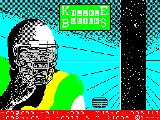Knuckle Busters — ZX Spectrum — скриншот