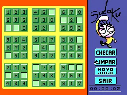 Sudoku (Brazil) (Mega Drive 4) — Sega Master System — скриншот