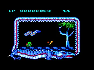 Saint Dragon — Amstrad CPC — скриншот