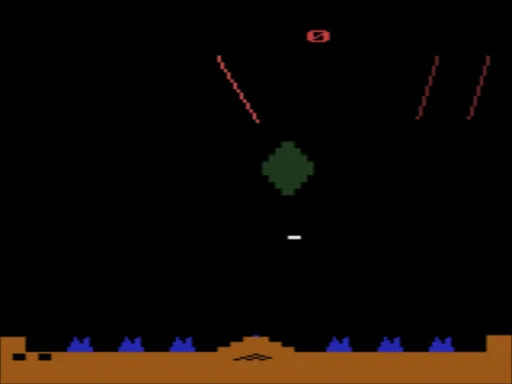 Missile Command (USA) — Atari 2600 — скриншот