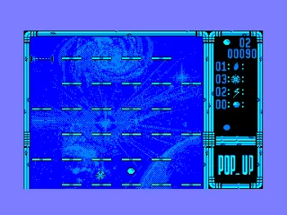 Pop-Up — Amstrad CPC — скриншот