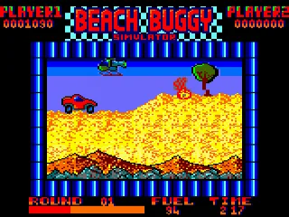Beach Buggy Simulator — Amstrad CPC — скриншот