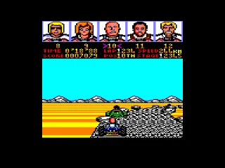 Power Drift — Amstrad CPC — скриншот