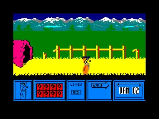 Yogi Bear — Amstrad CPC — скриншот