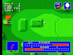 Sega World Tournament Golf (Europe, Brazil) (En) — Sega Master System — скриншот