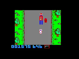 Spy Hunter — Amstrad CPC — скриншот