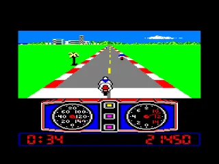 Super Cycle — Amstrad CPC — скриншот