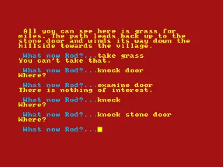 Who's Afraid of the Balrog — Amstrad CPC — скриншот
