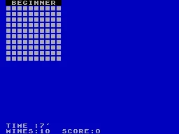 Minesweeper — ZX Spectrum — скриншот