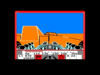 Stunt Car Racer — Amstrad CPC — скриншот