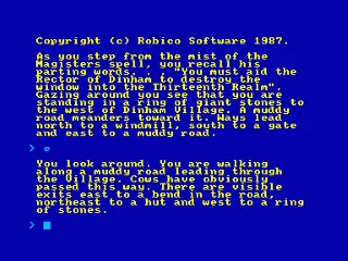 Village of Lost Souls — Amstrad CPC — скриншот