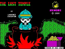The Lost Temple — ZX Spectrum — скриншот