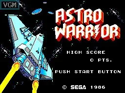 Astro Warrior & Pit Pot (Europe) — Sega Master System — скриншот