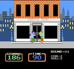 Urban Champion (World) — Денди/Nintendo — скриншот