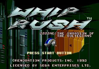 Whip Rush (USA) — Sega Mega Drive — скриншот