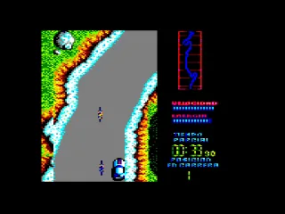 Perico Delgado Maillot Amarillo — Amstrad CPC — скриншот