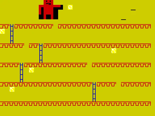 Kong's Revenge — ZX Spectrum — скриншот