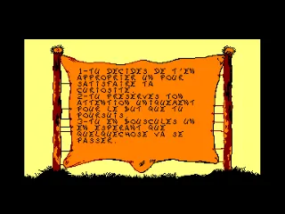 Survivre — Amstrad CPC — скриншот